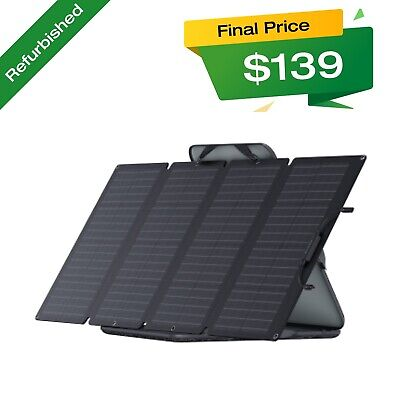 EcoFlow 160W Portable Solar Panel for Power Station IP68 $139