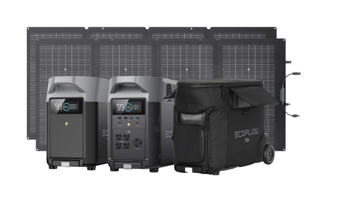 EcoFlow DELTA Pro 2 220W Solar Panel DELTA Pro Extra Battery DELTA Pro Bag - Members Festival Special $4299