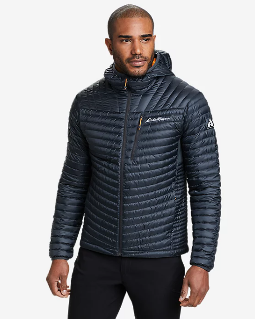 Eddie Bauer - First Ascent - 800 fill - Mens MicroTherm 2.0 Down Hooded Jacket $88