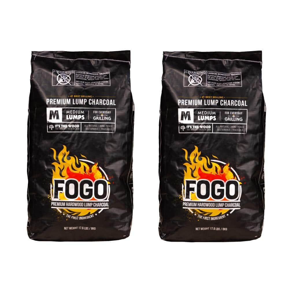 FOGO 17.6 lbs. Premium Wood Lump Charcoal 2-Pack $35.91