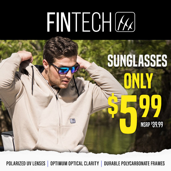 Fintech Thresher Mens Polarized Sunglasses $5.99 Free Shipping at $25