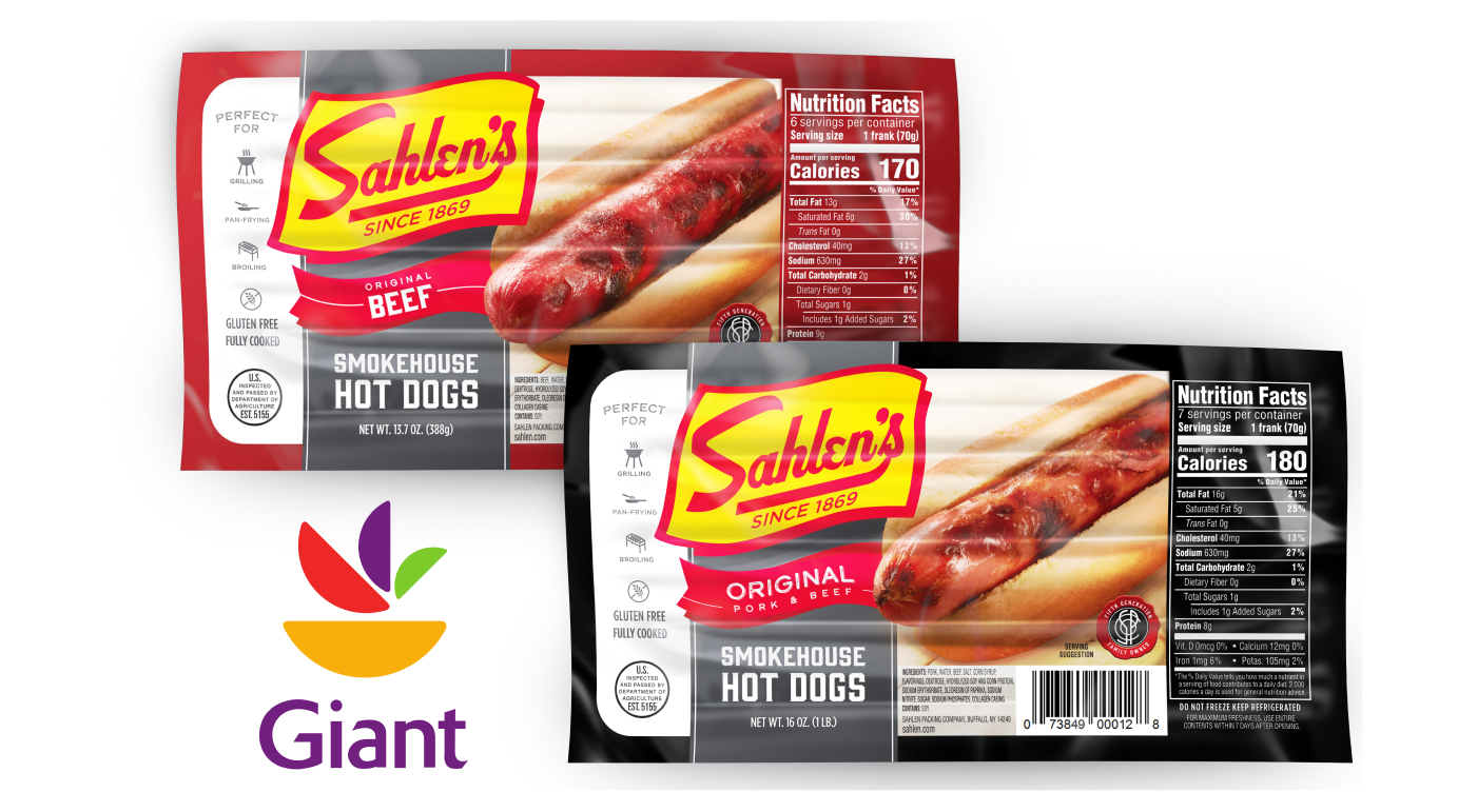 Free Pack of Sahlens Hotdogs after rebate from Aisle- Valid at Giant