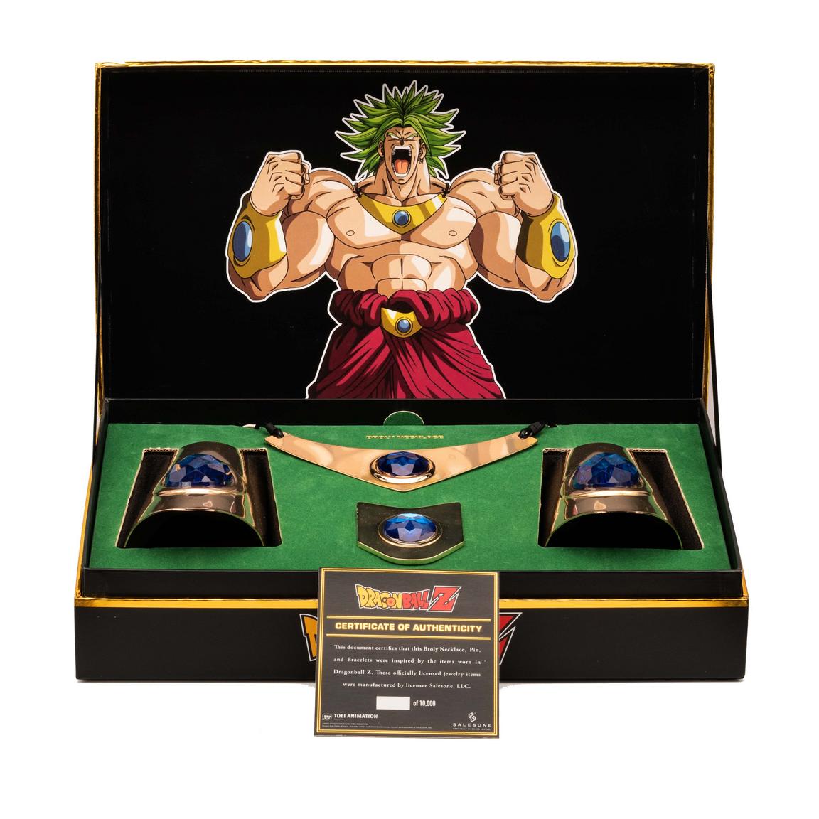 GameStop Collectors Boxes Dragon Ball Z Broly Jewelry Set, Naruto Shinobi Villages Ring Set More Each $30 Free S/H on $7