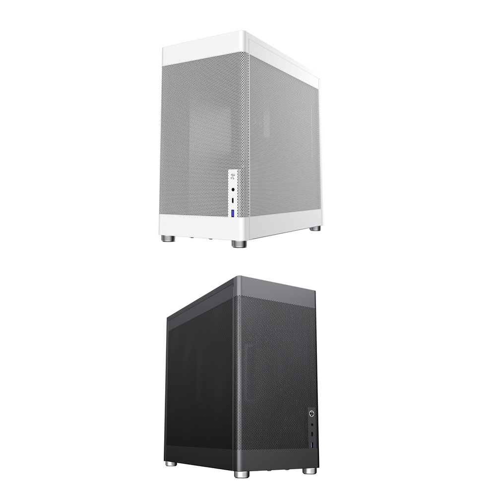 Gamemax Meshbox Compact ATX Computer Case Black White $50 Free Shipping