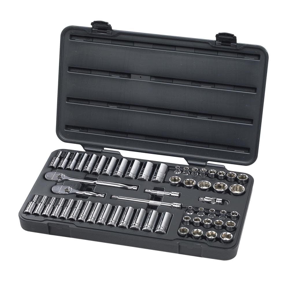 Gearwrench Chrome 3/8 Socket Set - SAE and Metric, Standard and Deep $60 shipping