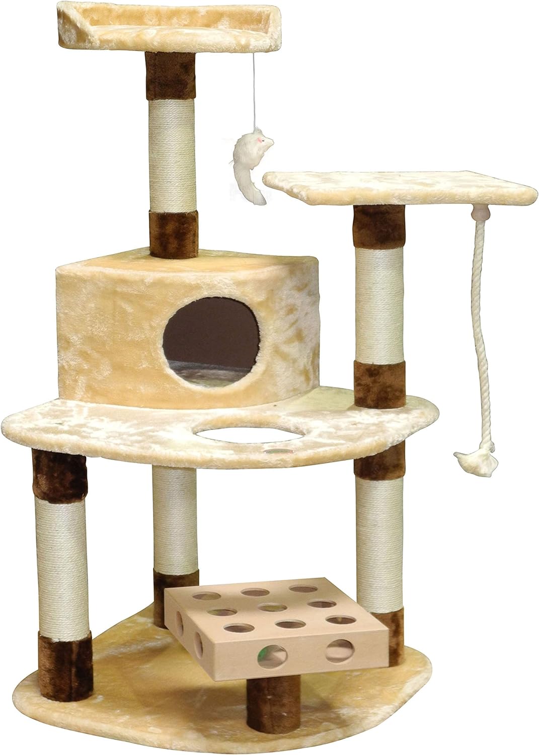 Go Pet Club Cat Trees IQ Busy Box 48-inch $35.67, 45-inch Cat Tree Condo $31.22 Free Shipping More