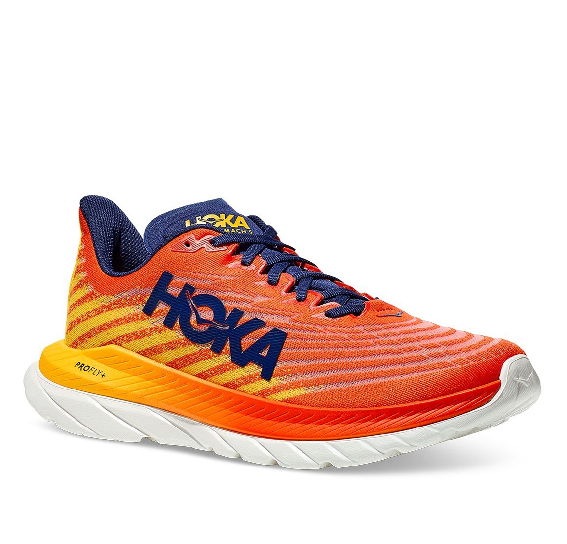 HOKA Mens Mach 5 Low Top Running Sneakers Men - $56