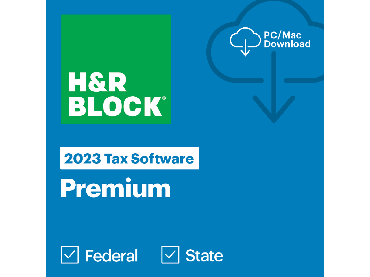 H R Block 2023 Premium Tax Software - PC/Mac $29.99 More