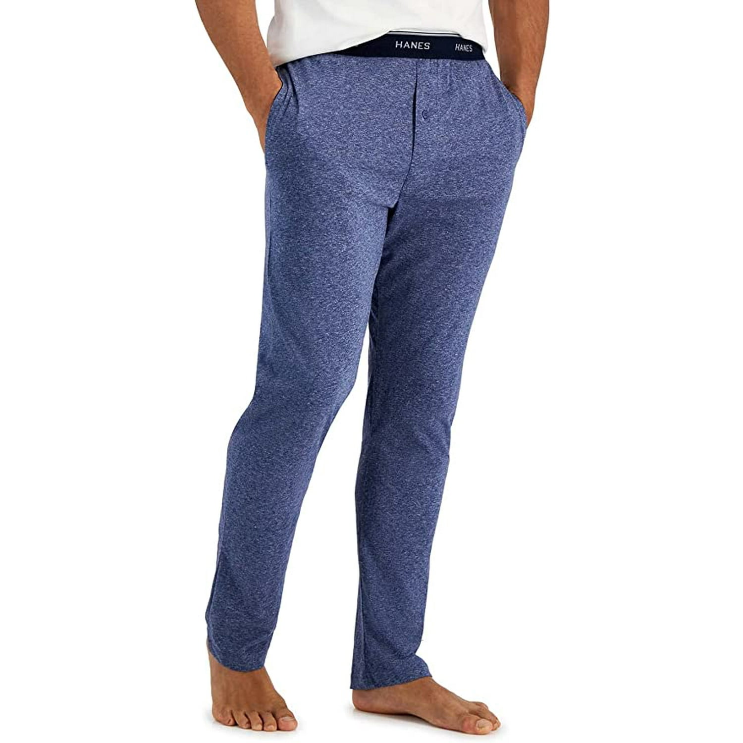 Hanes Mens Solid Knit Sleep Pant with Pockets and Drawstring Various Colors $7.98 Free S H w/ Walmart or $35