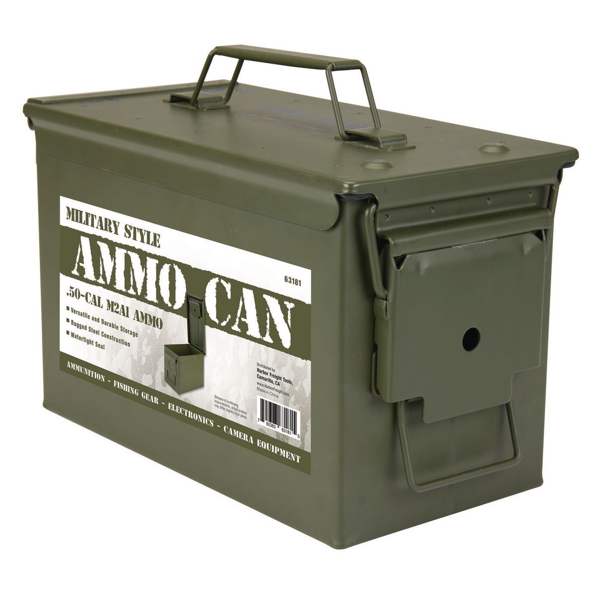 Harbor Freight Metal 0.50 Caliber Ammo Can in store $10.99