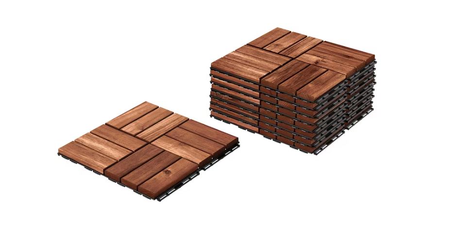 IKEA RUNNEN Decking Tiles $29.99