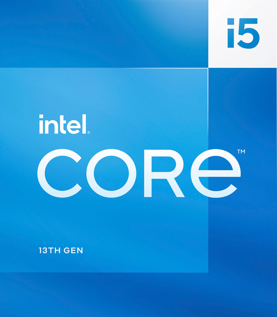 Intel - Core i5-13500 13th Gen 14 cores 6 P-cores 8 E-cores, 24MB Cache, 2.5 to 4.8 GHz Desktop Processor - Grey/Black/G