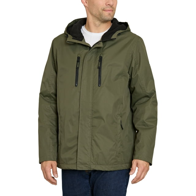 Izod Mens Tech Racer Hooded Jacket Various Colors, Select Sizes from $16.85