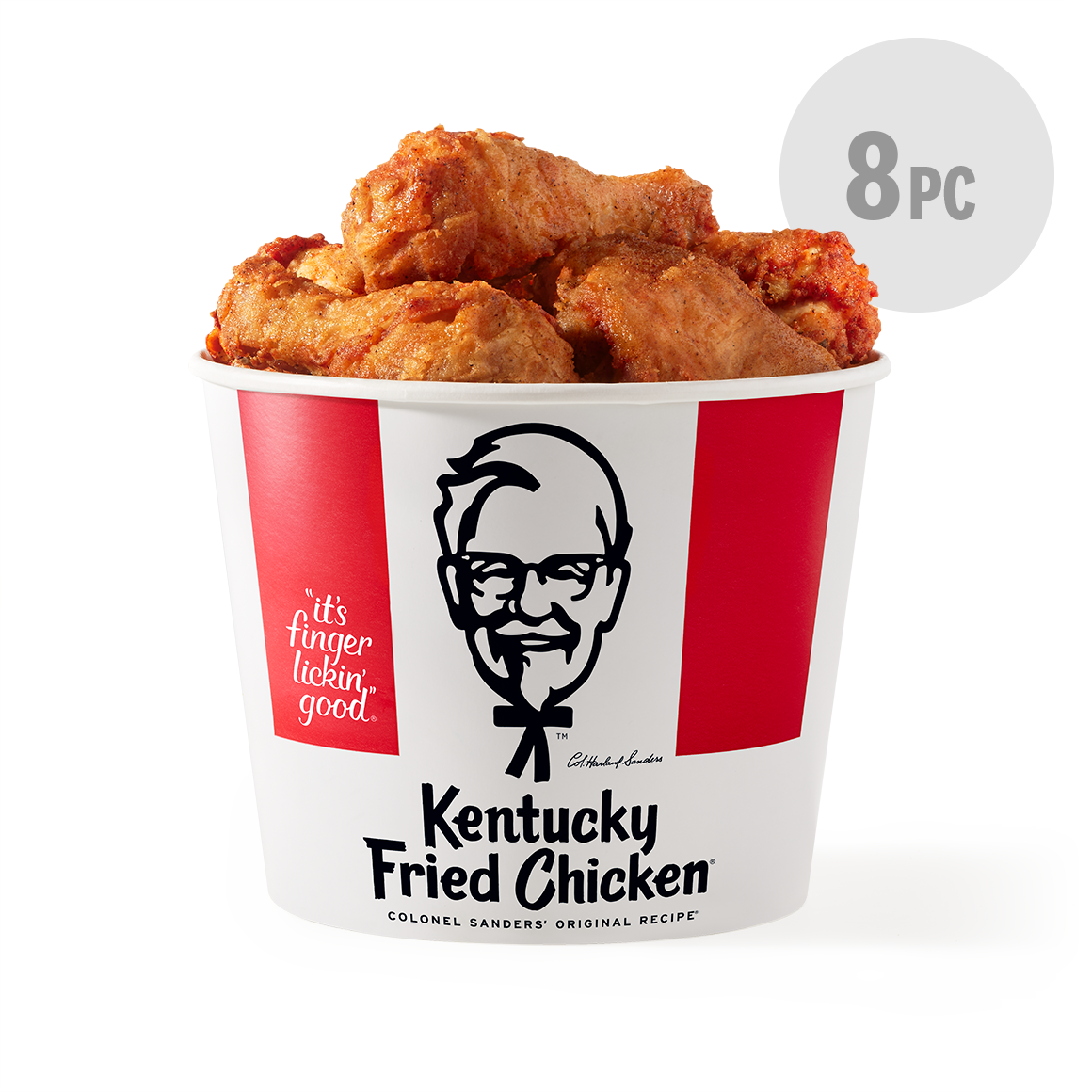 KFC 8 piece bucket drums thighs special on Tuesdays - $10