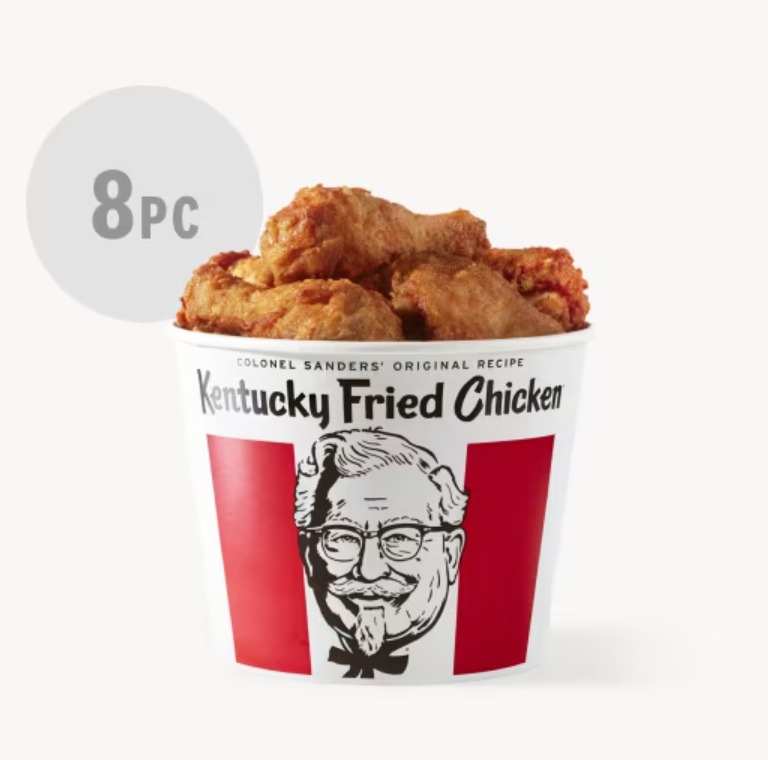 KFC 8 piece for $10 redeem online or in mobile app