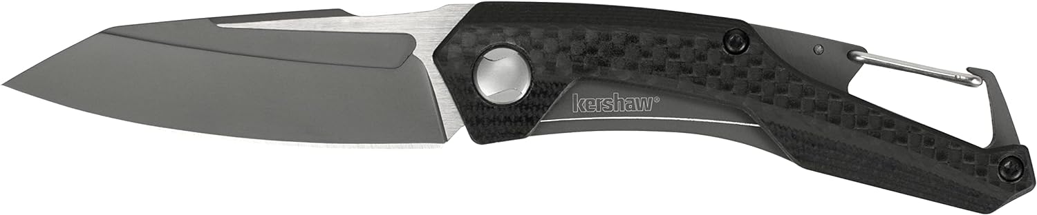 Kershaw Reverb Pocket Folding Knife, 2.5-in. Manual Open Blade Black $14.99 Free Shipping w/ Prime or on $35