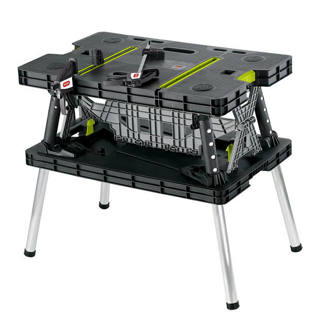 Keter Folding Work Table with Two Adjustable Clamps $51.09 YMMV