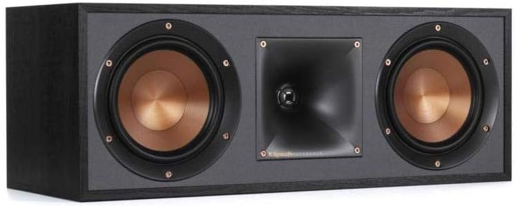 Klipsch R-52C Powerful Detailed Center Channel Home Speaker - Black $119.99