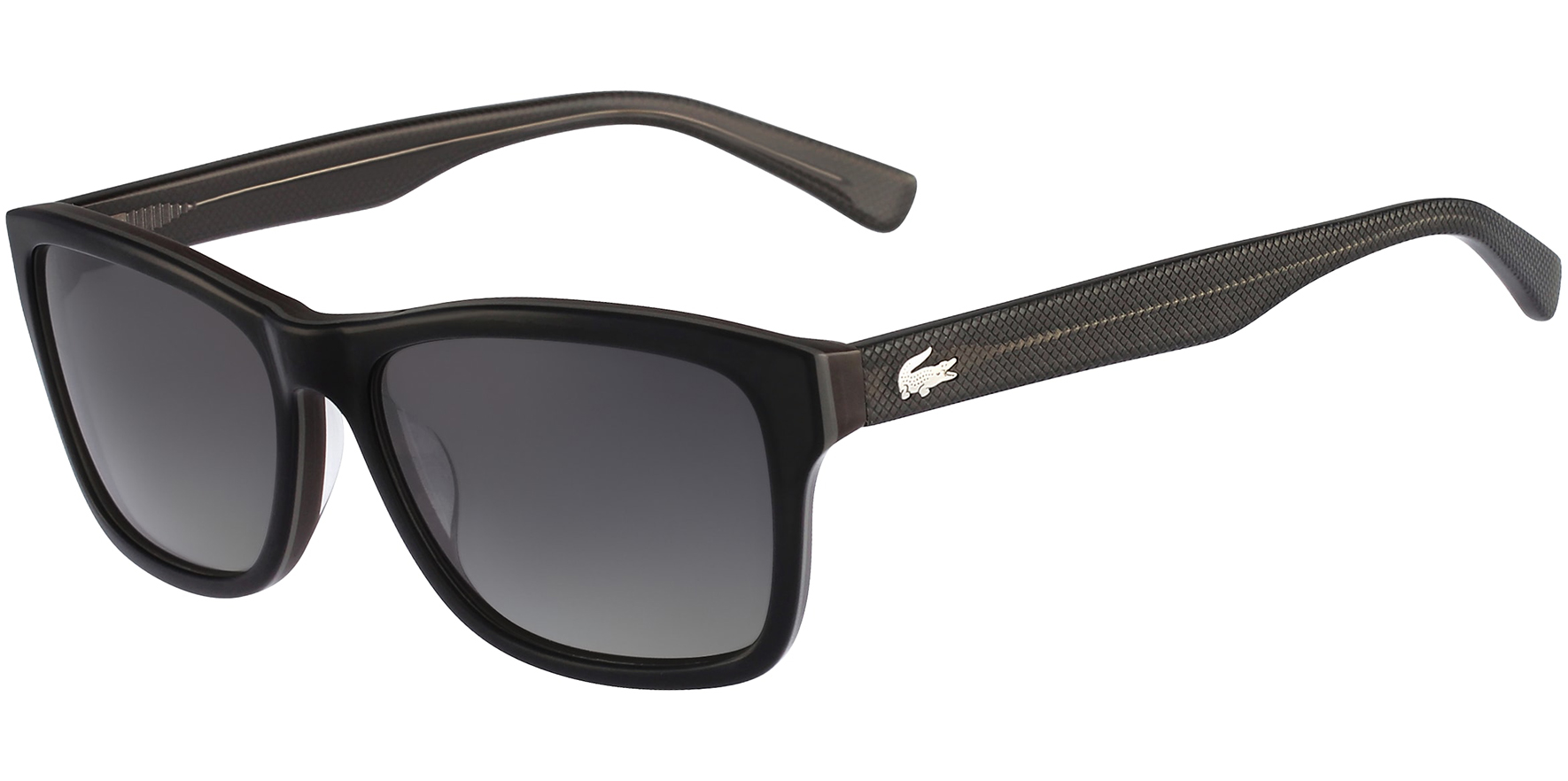 Lacoste Polarized Pique Temple Soft Square Sunglasses $33 More Free Shipping $37