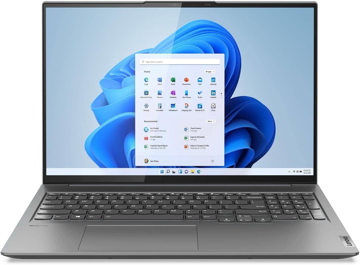 Lenovo Slim 7i Cert. Refurb 16 QHD 120Hz, i7-12700H, 32GB DDR5, Arc 370M GPU, 1TB M.2 SSD, $642 Free Shipping eBay $641.