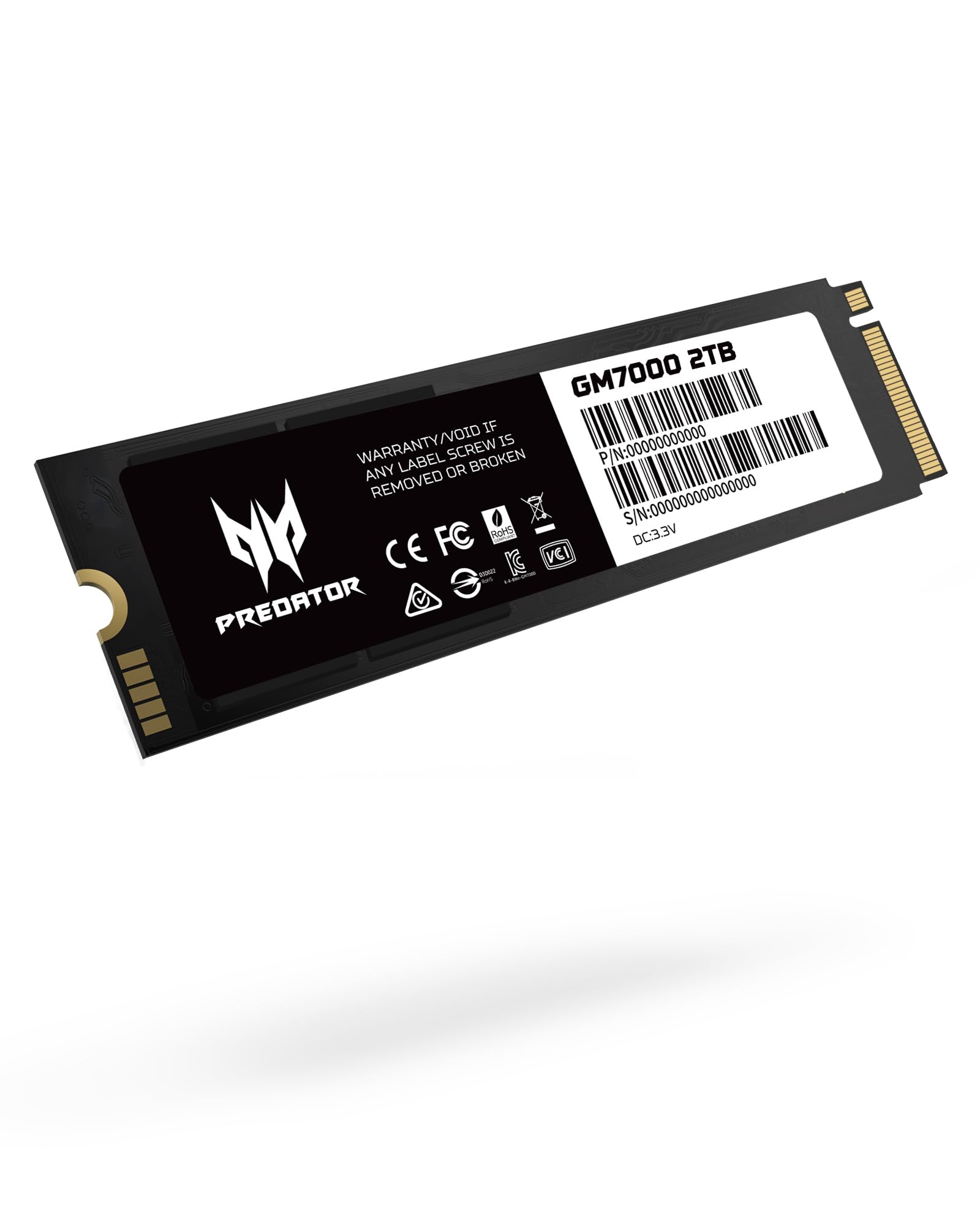 Lightning Deal Acer Predator GM7000 Gen4 NVMe Solid State Drive SSD 2TB $102, $212.49 4TB Free Shipping