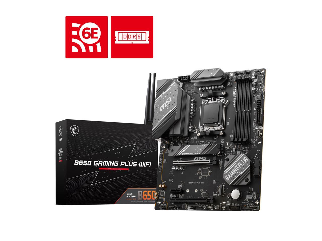 MSI B650 Gaming Plus Wifi AM5 AMD ATX Motherboard $170 Free Shipping