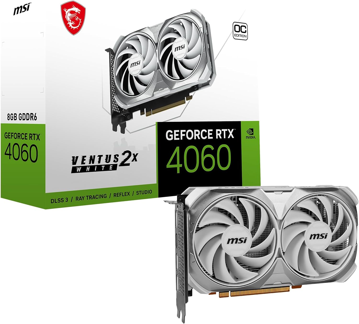 MSI Gaming GeForce RTX 4060 8GB GDRR6 $285