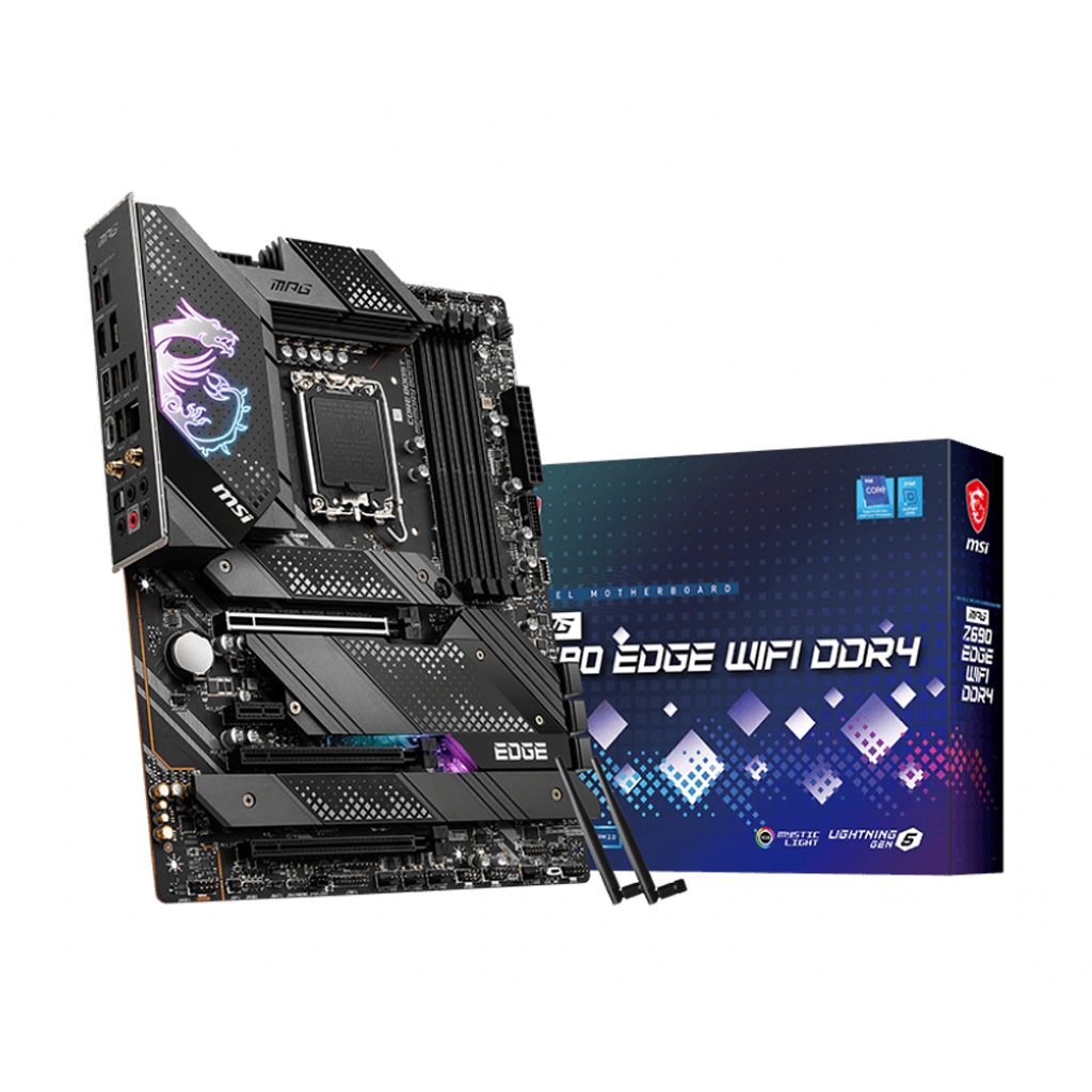 MSI MPG Z690 EDGE WIFI DDR4 LGA 1700 ATX Intel Motherboard $169 Free Shipping