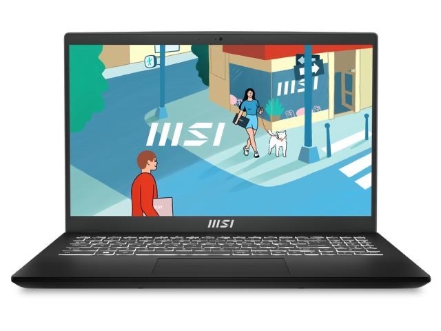 MSI Modern 15H 15.6 Ultra Thin and Light Professional Laptop Intel Core i7-13620H Iris Xe 32GB DDR4 1TB NVMe SSD Win 11 Home B13M-021US - $699.00