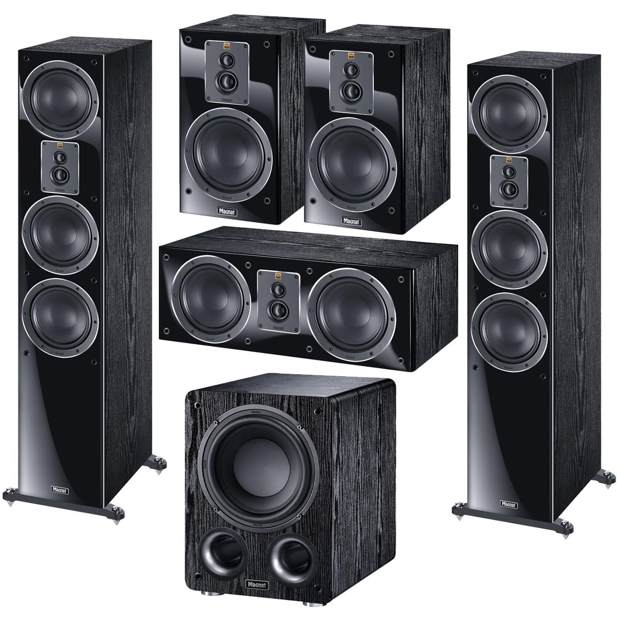 Magnat Speakers 507 Floors, 53 Center, 503 Bookshelves, Alpha Subwoofer $599 free s/h