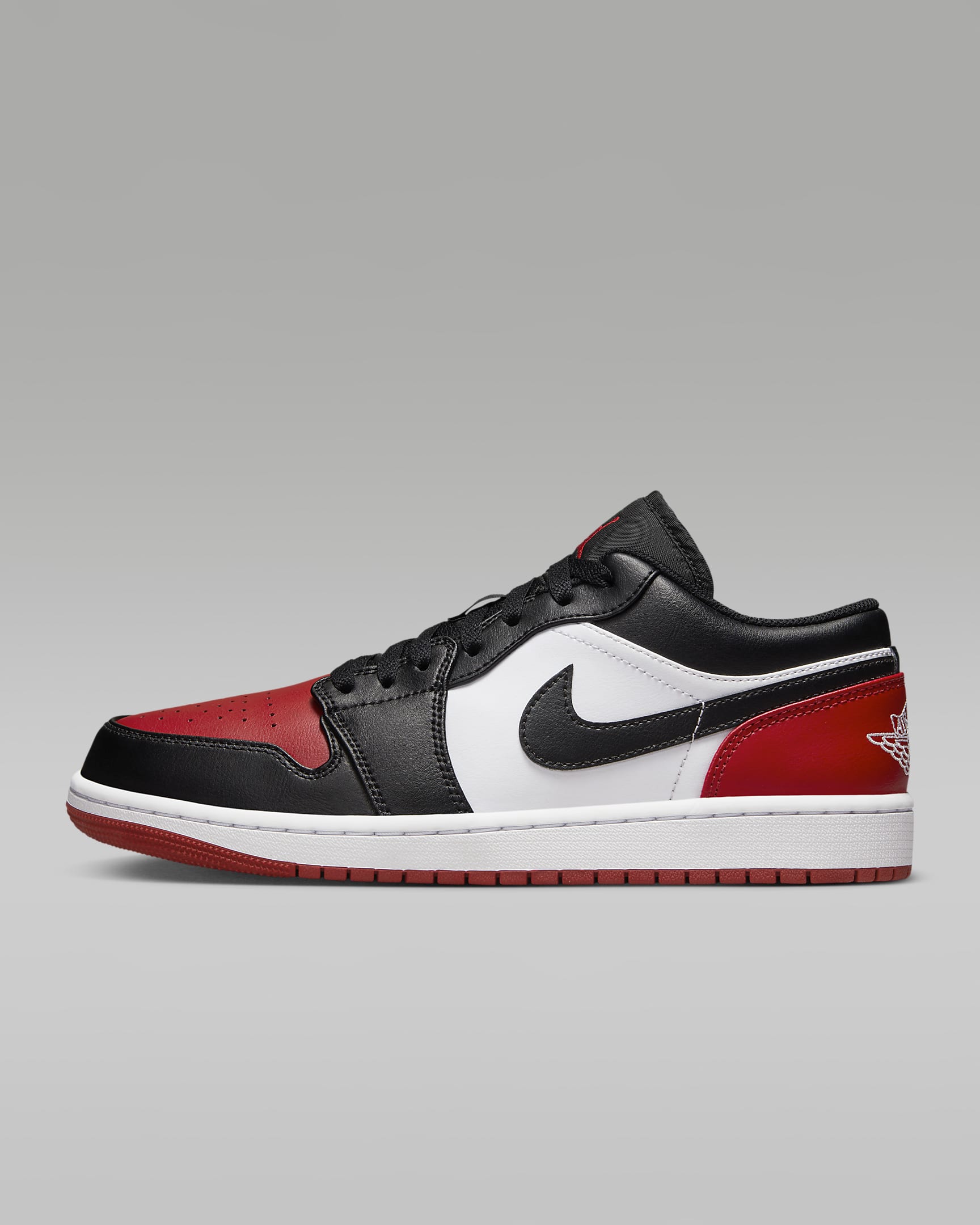 Mens Air Jordan 1 Low White/Varsity Red/White/Black $81 code SPRING 20 OFF 