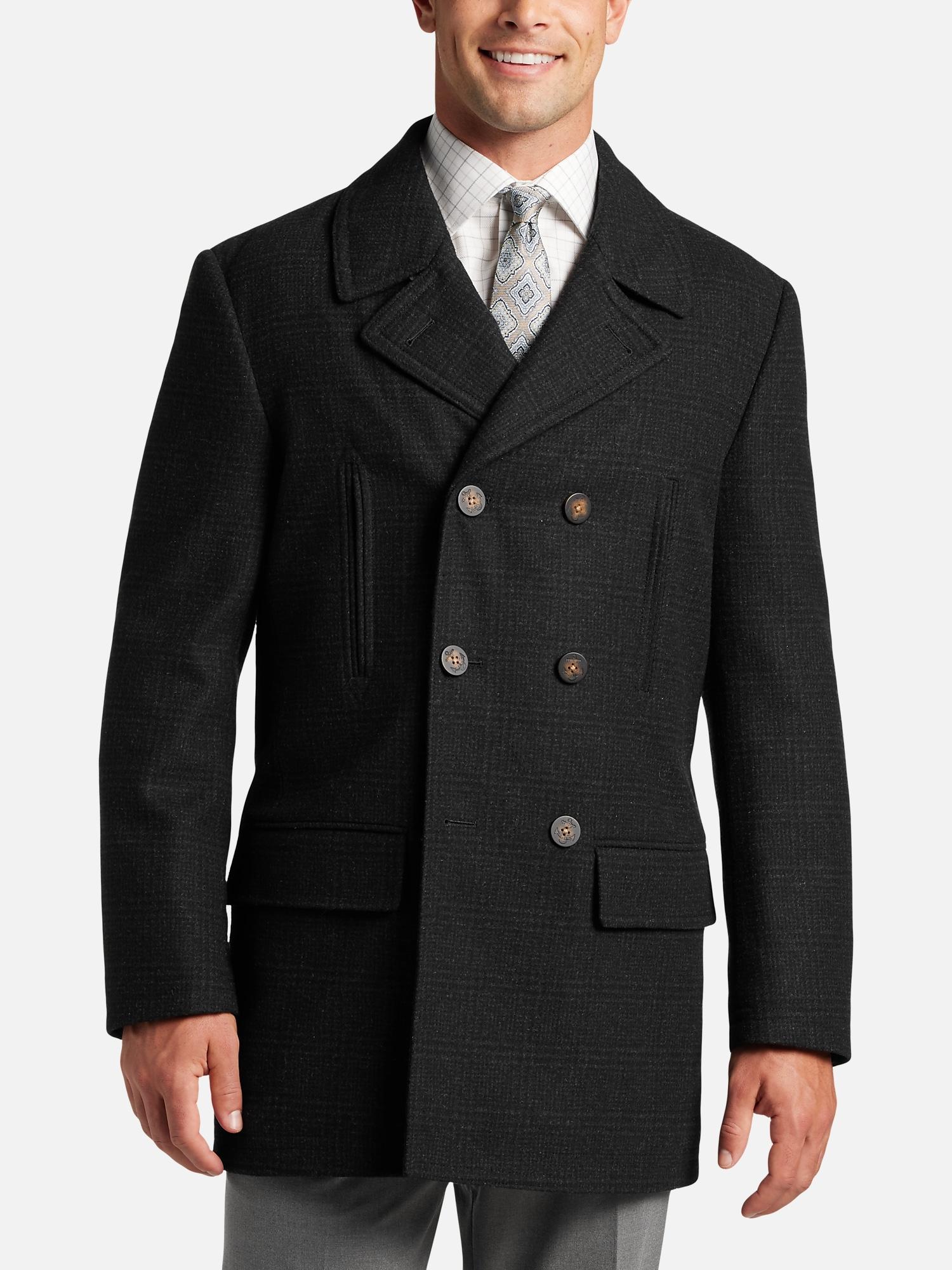 Mens Warehouse Michael Kors Classic Fit Glen Plaid Peacoat $50, Egara Skinny Fit Suit Pants $20 More Free Shipping