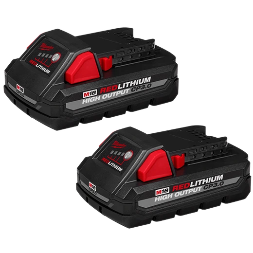 Milwaukee 48-11-1837 M18 REDLITHIUM HIGH OUTPUT CP3.0 Battery 2-Pack - $85