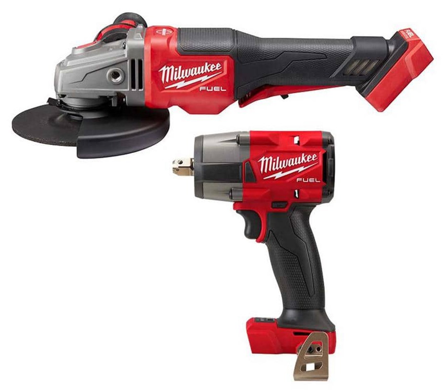 Milwaukee M18 FUEL 18V Lithium-Ion Brushless Cordless String Trimmer with QUIK-LOK Attachment Capability and 8.0 Ah Battery - $209