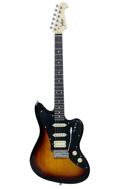 Monoprice Indo Series 6 String Basswood-Body Electric Guitar, Right, Sunburst w/Gig Bag 625882 $136.93 Free Shipping