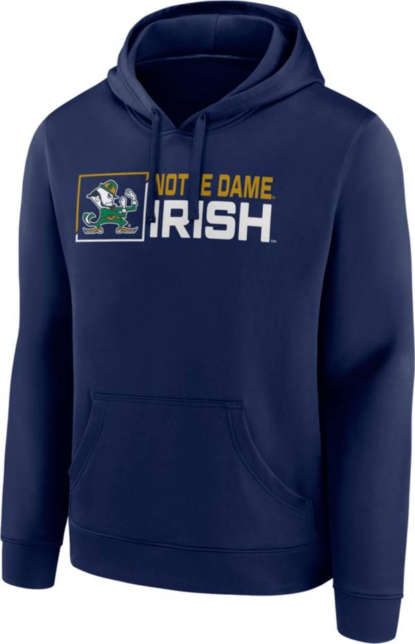 NCAA Mens Hoodies Notre Dame Fighting Irish Navy Pullover Hoodie $25 More Free Store Pickup at Dicks Sporting Goods or F