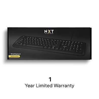 NXT Technologies Keyboard, Black NX60880 $4.99