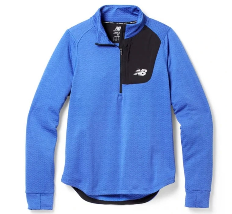 New Balance Mens Heat Grid Half-Zip Top Marine Blue or Cayenne, Size S-XXL $26.83 Free Store Pick Up at REI or Free Ship