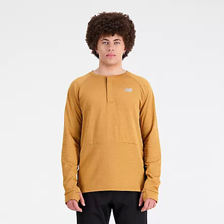 New Balance Mens NB Heat Grid Crew Shirt Black or Tobacco $26.85 at REI w/ Free Store Pickup