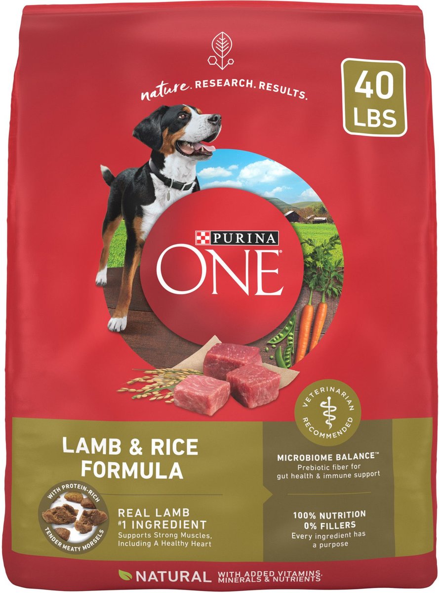 New Customers 40-lb Purina One SmartBlend Adult Dry Dog Food Chicken Rice $20 eGift Card $29.95 Free Shipping on $49