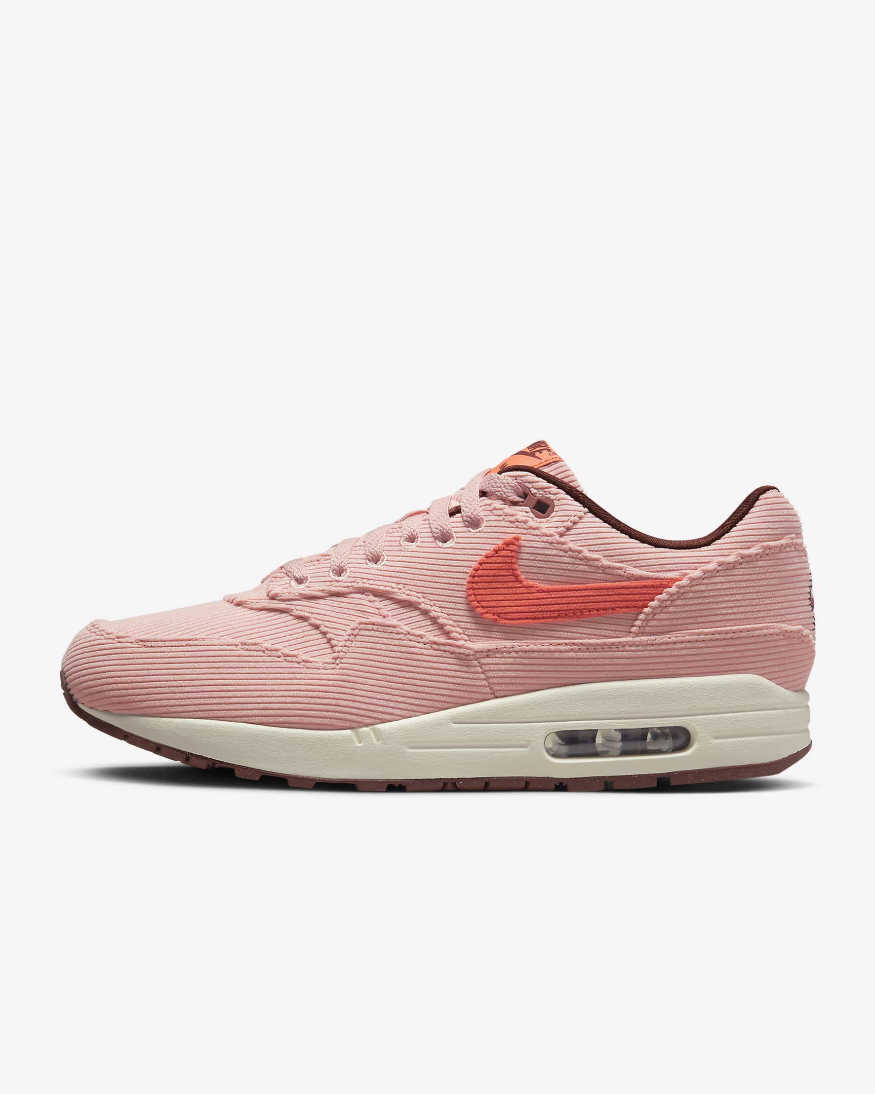 Nike Mens Air Max 1 Premium Shoes Coral Stardust $89 Free Shipping