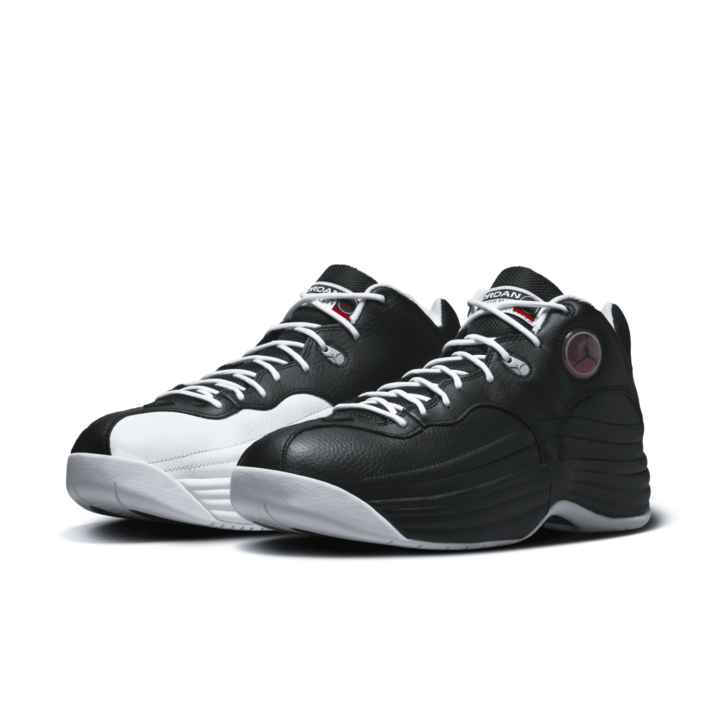 Nike Mens Jordan Jumpman Team 1 Shoes Black/White $70.38 Free Shipping