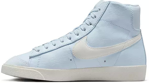 Nike Womens Blazer Mid 77 Shoes Blue/White $56 Free Shipping