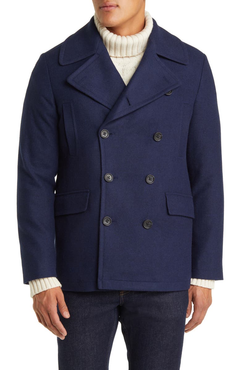 Nordstrom Mens Felted Peacoat 2 Colors $19.74 Free Shipping on $89 