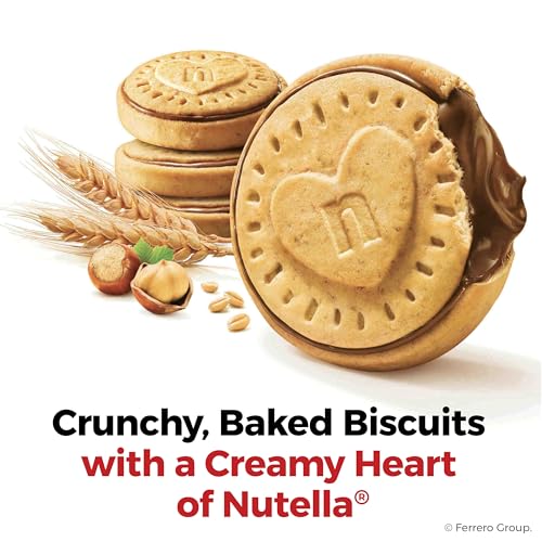 Nutella Biscuits, Hazelnut Spread With Cocoa, Sandwich Cookies, 20-Count Bag Subscribe Save $3.21 at Amazon