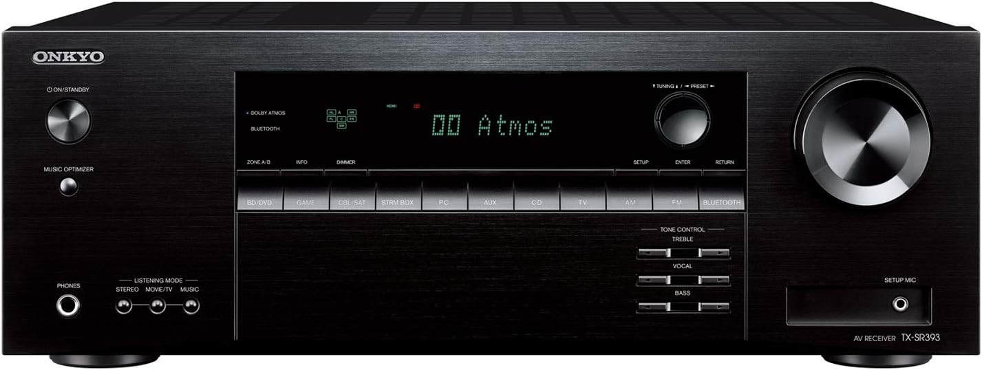 Onkyo TX-SR393 5.2-Channel A/V Receiver $199 free s/h