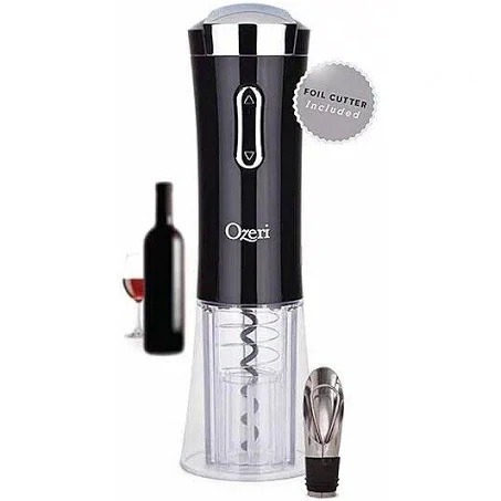 Ozeri Nouveaux II Electric Wine Opener w/ Foil Cutter, Wine Pourer Stopper $7.50 Free S H w/ Walmart or $35 