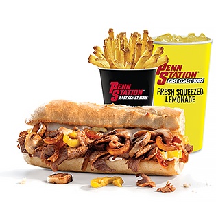 Penn Station East Coast Subs Buy Any Size Sub, Get Small Fries or Small Sub Free More