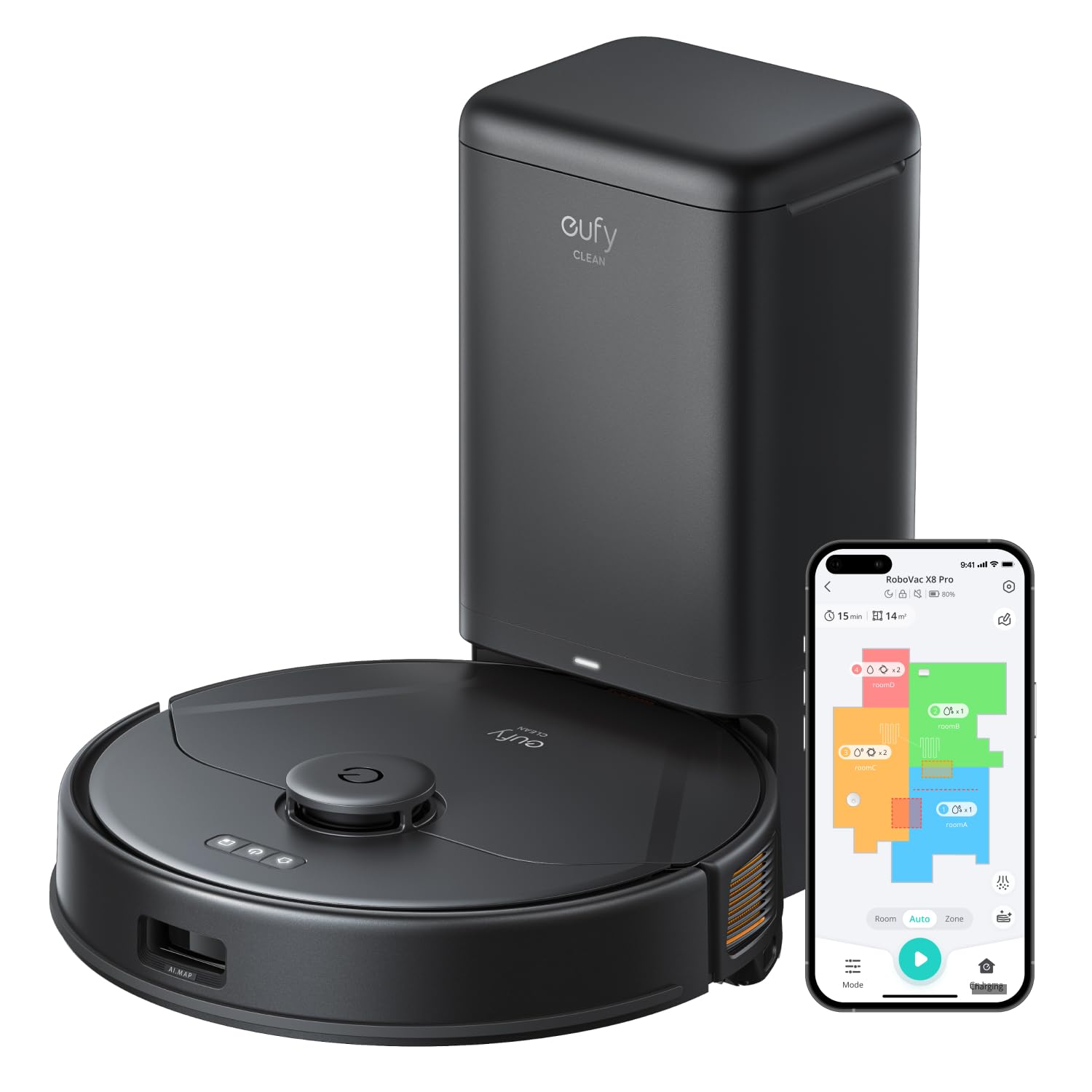 Prime Members eufy Clean X8 Pro Robot Vacuum Self-Empty Station $450 Free Shipping