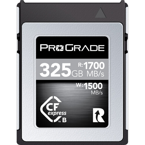 ProGrade Digital 325GB CFexpress 2.0 Type B Cobalt Memory Card $269.99 B H Deal Zone